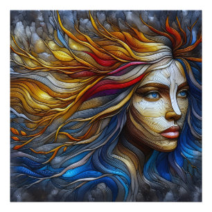 Naturens embrace - AI Era Fototryck