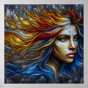 Naturens embrace - AI Era Poster