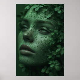 Naturens embrace: Porträtt av skönhet Poster