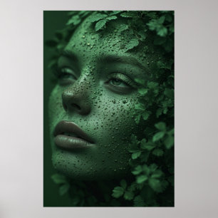 Naturens embrace: Porträtt av skönhet Poster