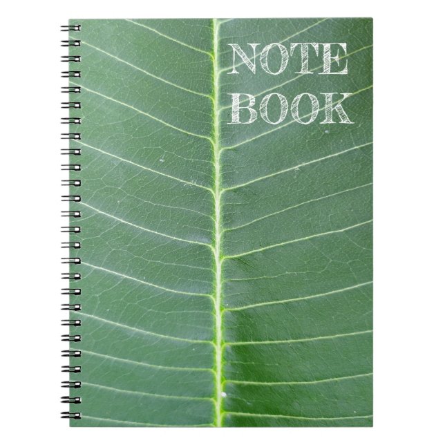 Naturens Embrace Spiral Photo Anteckningsbok (Framsidan)