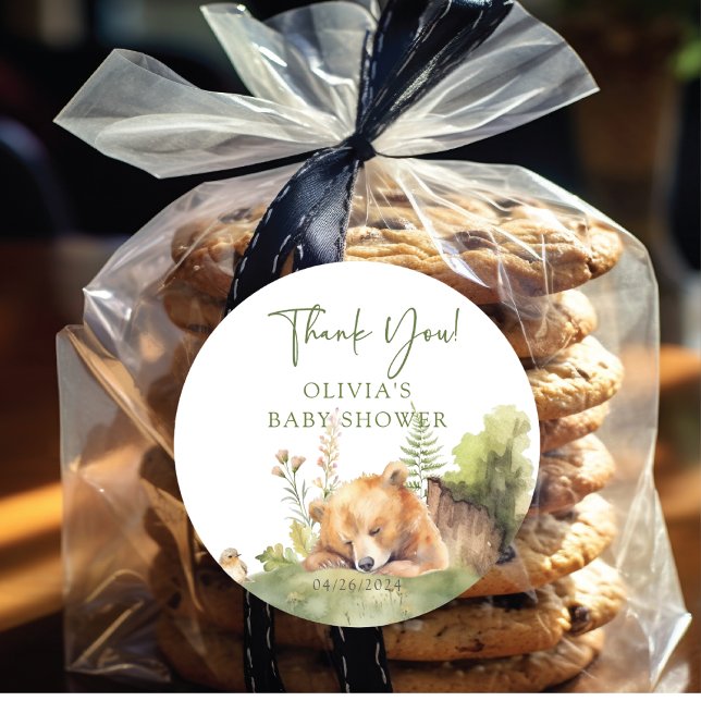 Naturens fina babyskor runt klistermärke (Skapare uppladdad)