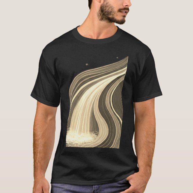 Naturens flöde t shirt (Framsida)