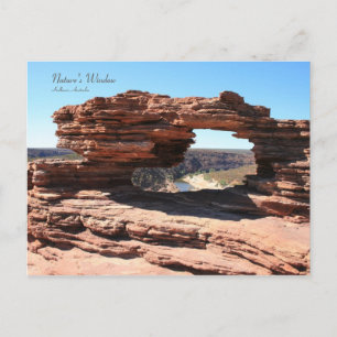 Naturens fönster, Kalbarri - vykort