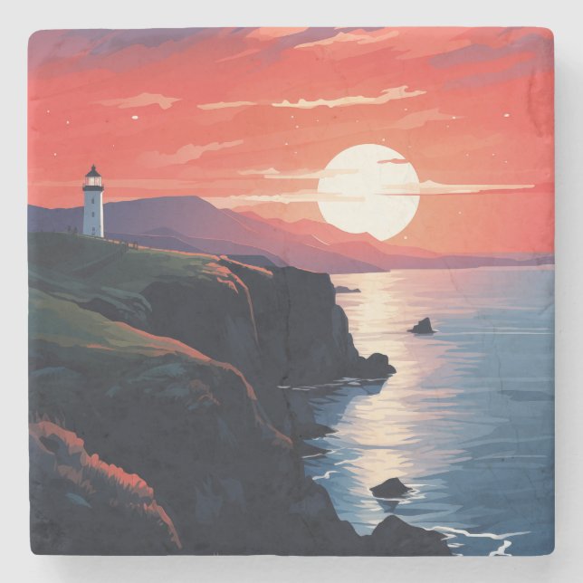 Naturens fredliga landskap nr 6 stenunderlägg (Framsidan)