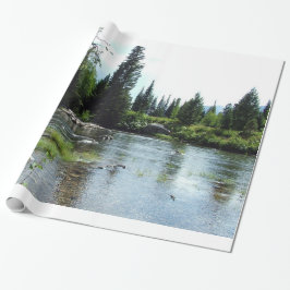 Naturens frid - floden, träd.. presentpapper