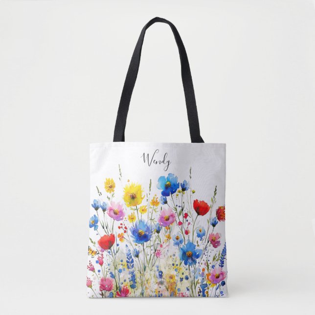 Naturens Garden Personlig Tote Bag Tygkasse (Framsida)