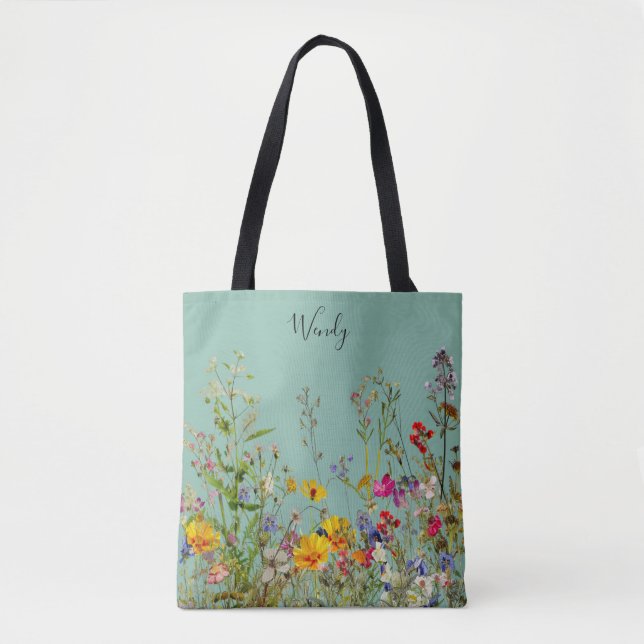 Naturens Garden Personlig Tote Bag Tygkasse (Framsida)