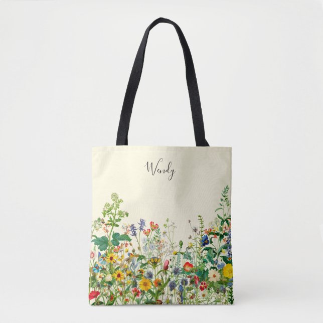 Naturens Garden Personlig Tote Bag Tygkasse (Framsida)