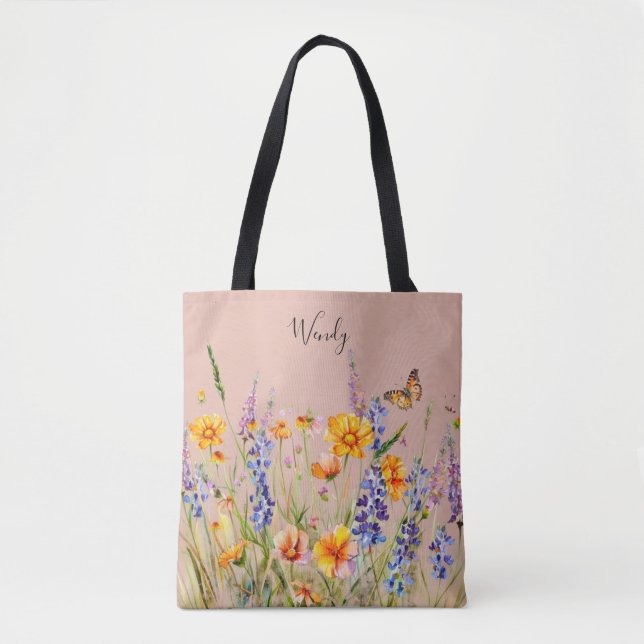 Naturens Garden Personlig Tote Bag Tygkasse (Framsida)