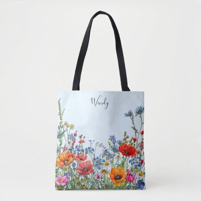 Naturens Garden Personlig Tote Bag Tygkasse (Framsida)