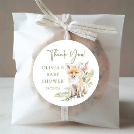 Naturens Glädje Rävvälkomstmöte Runt Klistermärke