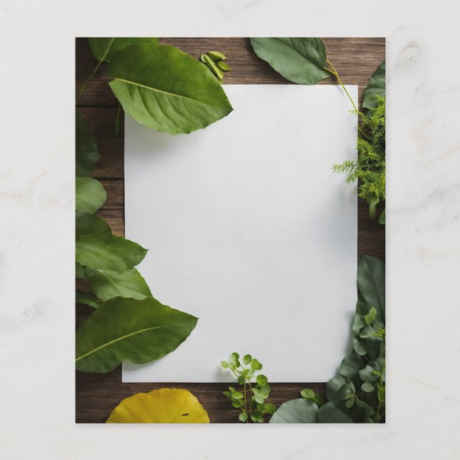 "Naturens gudstjänst" Flygblad (Framsidan)