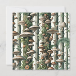 Naturens harmoni: Botaniskt sjölöst Mönster Inbjudningar