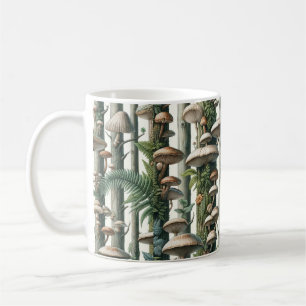 Naturens harmoni: Botaniskt sjölöst Mönster Kaffemugg