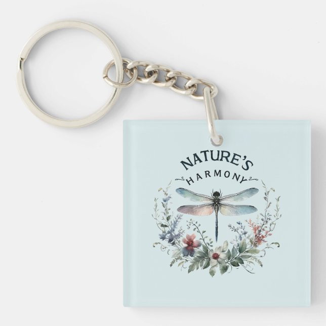 Naturens harmoni - Konstnärlig Dragonfly (Framsidan)