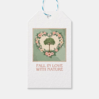 Naturens hjärta i Kärlek Presentetikett