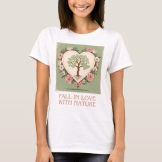 Naturens hjärta i Kärlek T Shirt