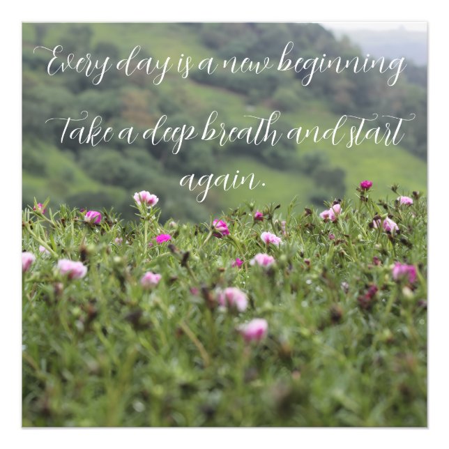 Naturens inspiration Motiv Anpassningsbar Fototryck (Framsidan)