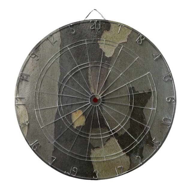 Naturens kamouflage Sycamore Bark Dart Board Darttavla (Framsidan)