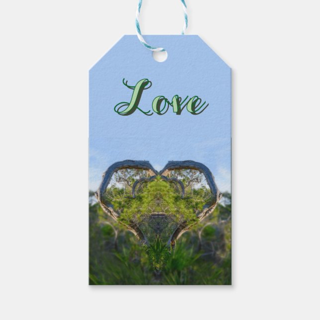 Naturens Kärlek Presentetikett (Framsidan)