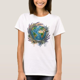 Naturens kejsarplanetjord t shirt