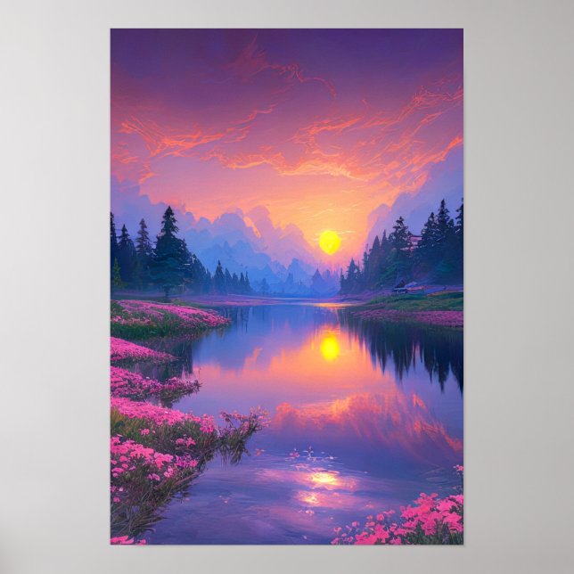 Naturens kvällssymfoni poster (Framsidan)