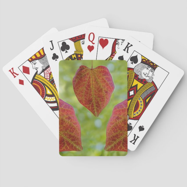 Naturens Löv i Kärlek Casinokort (Baksidan)