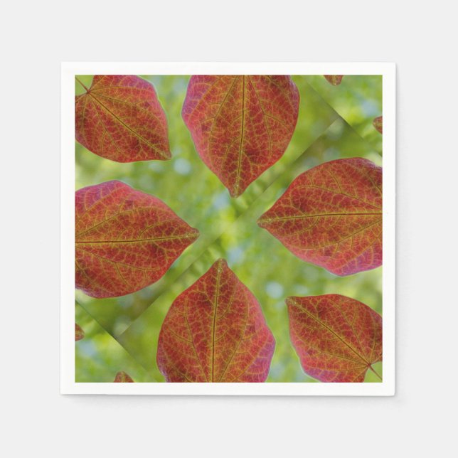 Naturens Löv i Kärlek Pappersservett (Framsidan)