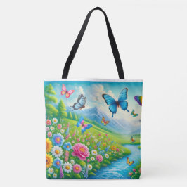 Naturens magiska totebag tygkasse