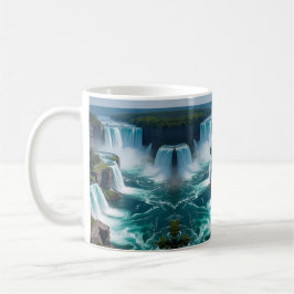 "Naturens majestät i Händer - Niagara" Kaffemugg