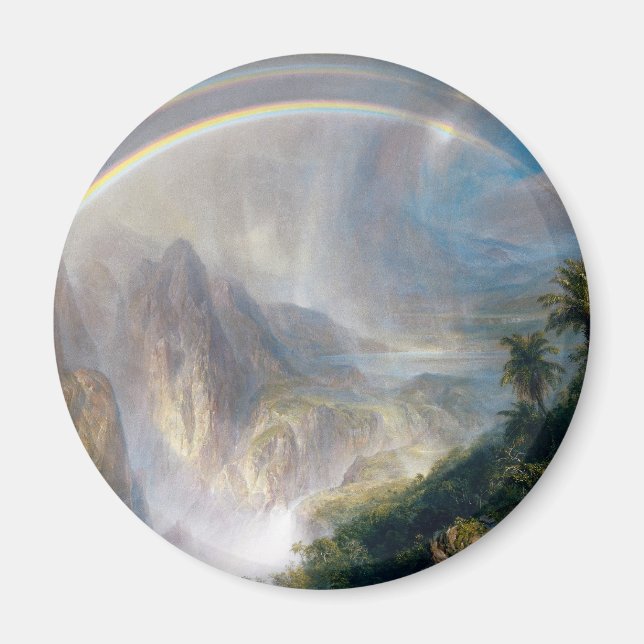 Naturens majestät: Regnbåge över ett tropiskt para Magnet (Framsidan)