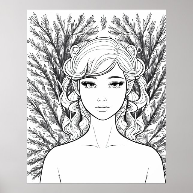 Naturens nymph poster (Framsidan)