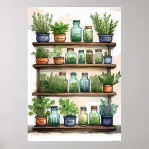 Naturens plané: Örter Poster