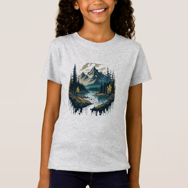 Naturens serenity T-Shirt (Framsida)