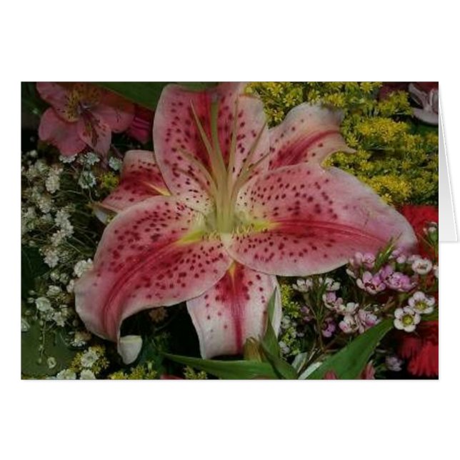 Naturens skönhet hälsningskort (Framsidan Horizontal)