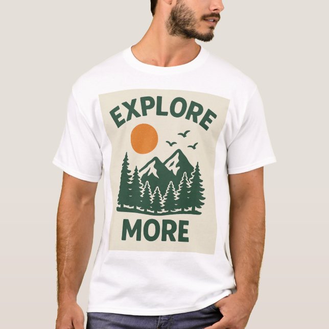 Naturens skönhet - Teknisk design för marenlandska T Shirt (Framsida)