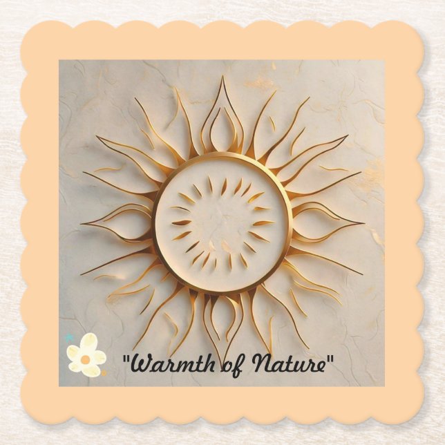 "Naturens skönhet" Underlägg Papper (Framsida)