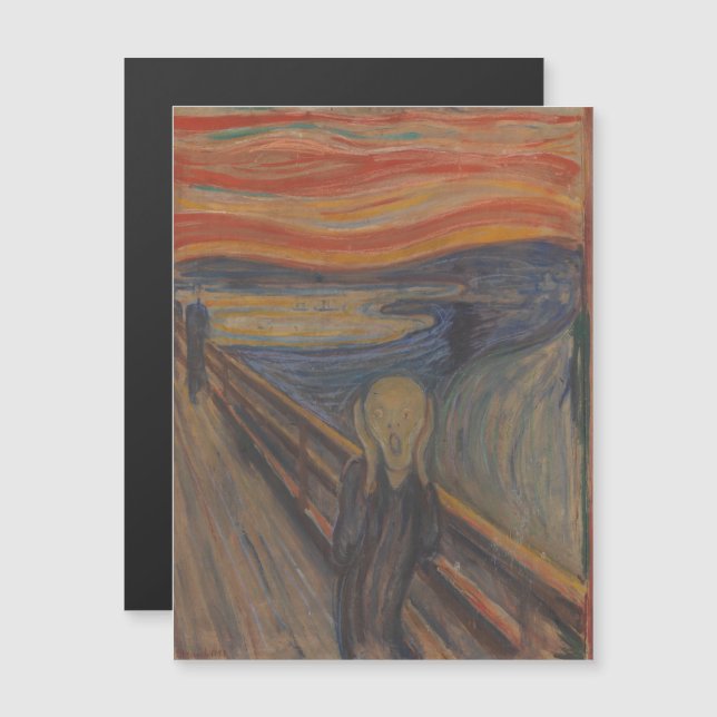 Naturens skrik av Edvard Munch 1893 (Fram/baksida)