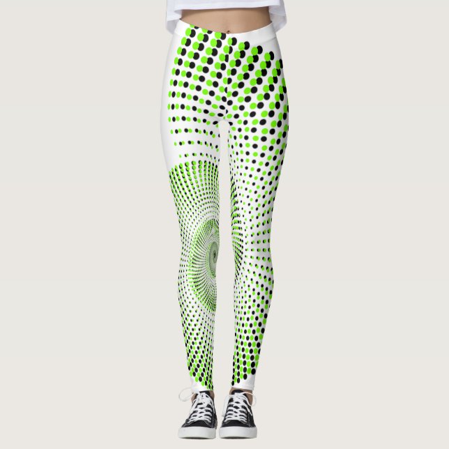 Naturens Spiralflödesleggings  Leggings (Framsida)