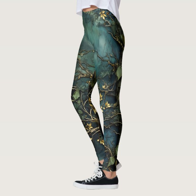 Naturens stambalkar leggings (Vänster)