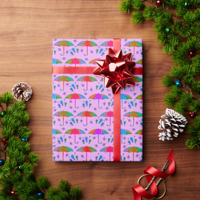 Naturens stänk vid solnedgång presentpapper (Julgåva)
