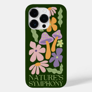 naturens symfoni färgglad minimalistisk retro blom