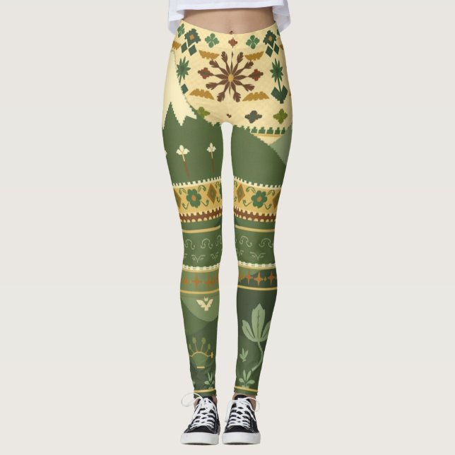 Naturens tekoni leggings (Framsida)