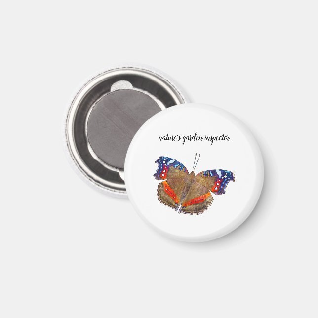 Naturens trädgårdsinspektör magnet (Front/Back)