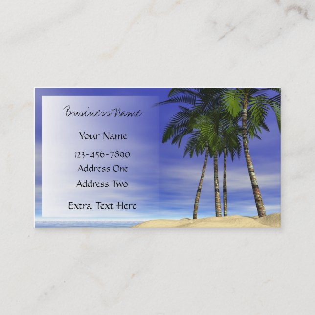 Naturens uppringande Affärskort Visitkort (Framsida)