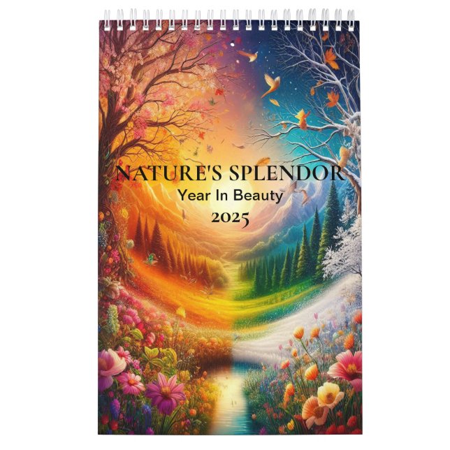 Naturens utbredningsår i2025 i det botaniska områd kalender (Omslag)