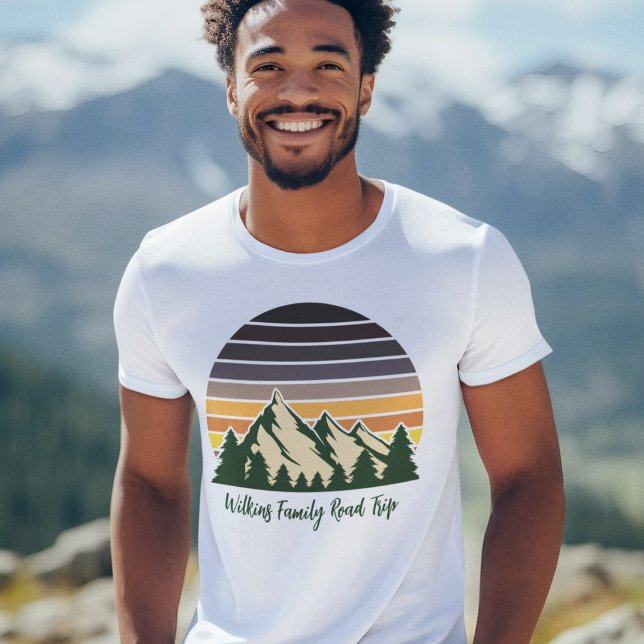 Naturens väg - skog - cool, anpassad familj t shirt (Skapare uppladdad)