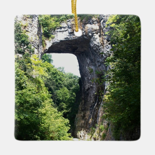 Naturens valv - Naturlig bro Julgransprydnad Keramik (Framsida)