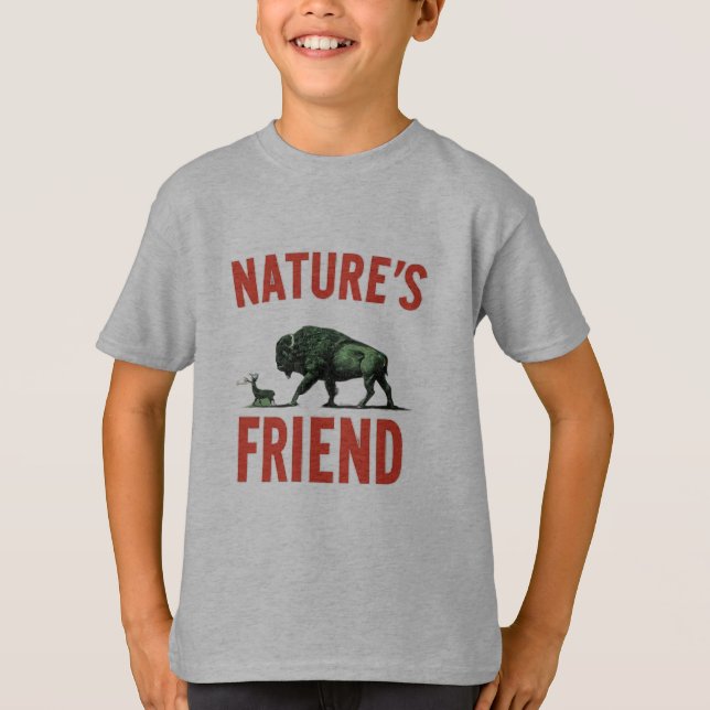 "Naturens vän" T Shirt (Framsida)